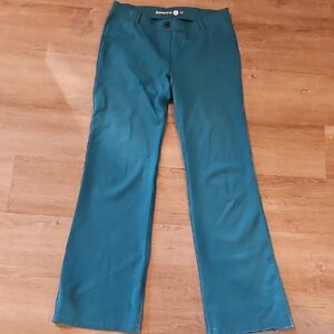 Betabrand Bootcut Turquoise Pants Size Medium
